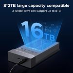 UGREEN CM847 (65733EU) გარე მყარი დისკის ქეისი M.2 NVMe USB4 SSD - 40 გბ/წმ, ნაცრისფერი - Image 6