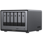 Storage System UGREEN NASync DXP6800Pro (25899B), Intel i5 1235U, 8GB, RJ45, USB, Type-C, HDMI, Space Gray