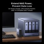 უწყვეტი კვების წყარო UGREEN NAS US3000 (45615), 120W, UPS FOR UGREEN NAS, DC Uninterruptible Power Supply, Grey - Image 5