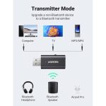 Bluetooth ადაპტერი UGREEN CM523 (60300), USB 2.0 to 3.5mm Bluetooth Transmitter/Receiver Adapter, Black - Image 6