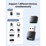 Bluetooth ადაპტერი UGREEN CM591 (90225), USB Bluetooth 5.3 Adapter, Black - Image 2