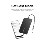 Smart Tag UGREEN CM915 (75644) Slim Pro, IOS+Android, Smart Tag Finder, Dark Gray - Image 4