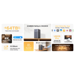 Storage System UGREEN NASync DH2300 (95998), Rockchip A72+A53, 4GB, Diskless, RJ45, USB, Type-C, HDMI, Space Gray - Image 3