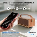 დინამიკი Edifier MP330, 40W, Bluetooth, USB-C, microSD, Speaker, Brown - Image 2
