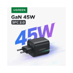 მობილურის დამტენი UGREEN X524 (65054), 45W, Type-C, GaN Fast Charger Set, Black - Image 2