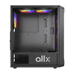ქეისი ALLX AX-G2044, Computer Case, ATX, MATX, ITX, USB3.0, USB1.0x2, HD AUDIO, Black - Image 2
