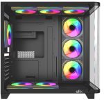 ქეისი ALLX AX-G2731, Computer Case, ATX, MATX, ITX, USB3.0, USB1.0x2, HD AUDIO, Black - Image 2