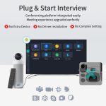 საკონფერენციო კამერა Kandao MT0623 Meeting S, 180° All In One, FHD, USB-C, USB-A, HDMI, Wi-Fi, BT, Conference Camera, White - Image 4