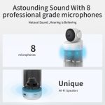 საკონფერენციო კამერა Kandao MT0623 Meeting S, 180° All In One, FHD, USB-C, USB-A, HDMI, Wi-Fi, BT, Conference Camera, White - Image 6