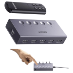 სვიჩი UGREEN CM568 (25857), 4k 60hz, HDMI Switch, Grey - Image 3