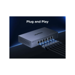 სვიჩი UGREEN CM741 (35371EU), 6-Port Gigabit, PoE+ Switch, Grey - Image 2