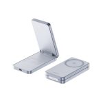 უსადენო დამტენი UGREEN W756 (55963) MagFlow, 25W, 2-in-1 Magnetic Wireless Charger, Blue - Image 2