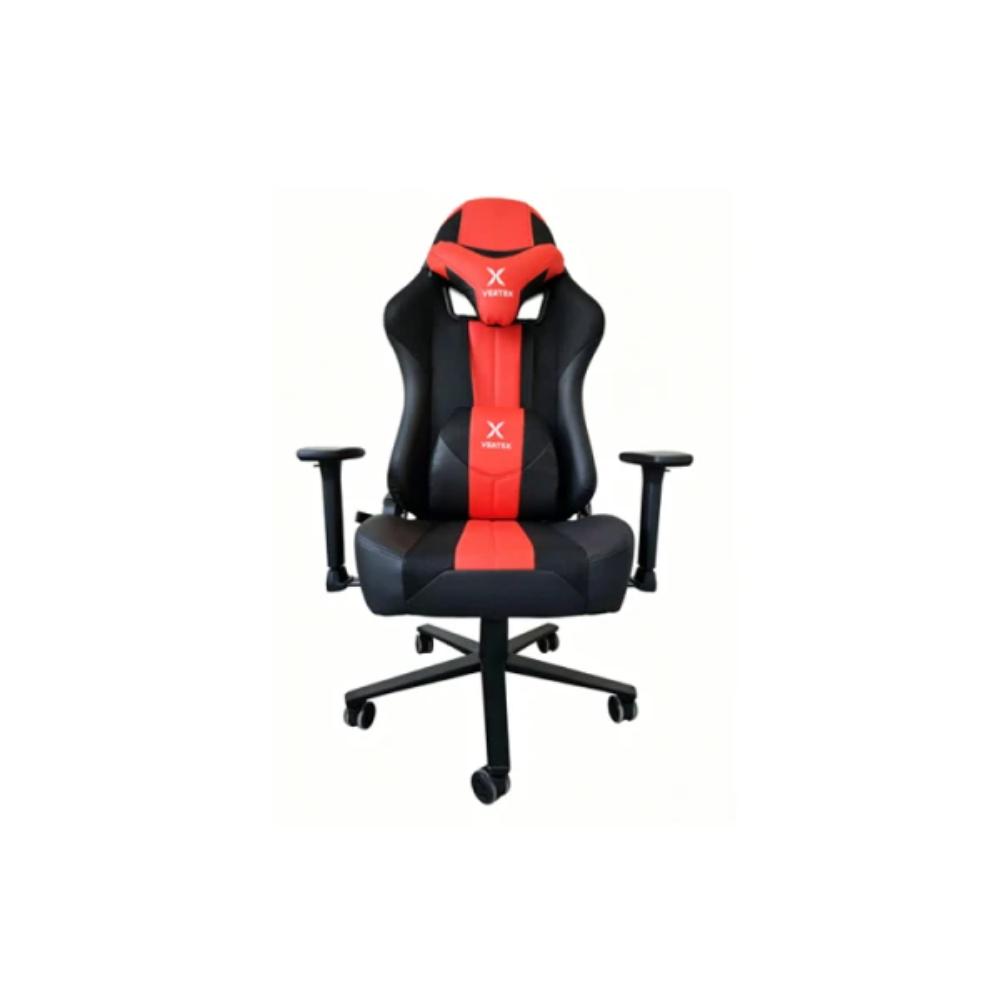გეიმერული სავარძელი Vertex HellRunner Gaming Chair Black/Red PU