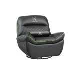 გეიმინგ სავარძელი Vertex Throne Gaming Sofa Black/Green PVC