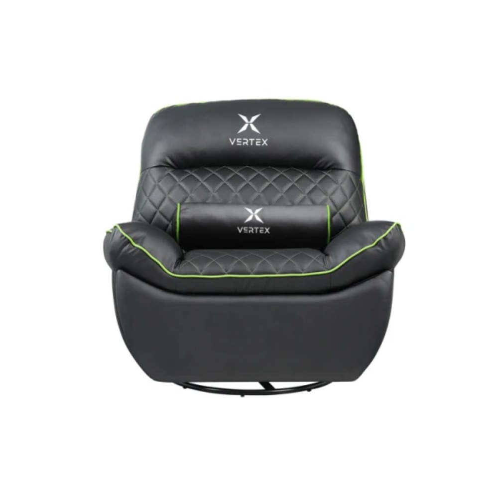 გეიმინგ სავარძელი Vertex Throne Gaming Sofa Black/Green PVC