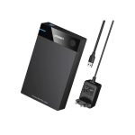 მყარი დისკის ქეისი UGREEN US222 (50422) 3.5" USB 3.0 Hard Drive Enclosure, Black
