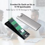 მყარი დისკის ყუთი Logilink UA0439 M.2 NVMe (PCIe) USB 3.2 Gen2 10Gbit/s Hard Drive Enclosure - Image 3