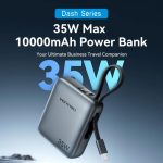 პოტრატული დამტენი Vention FHEH0 10.000mAh Mini Power Bank 35W Grey - Image 2