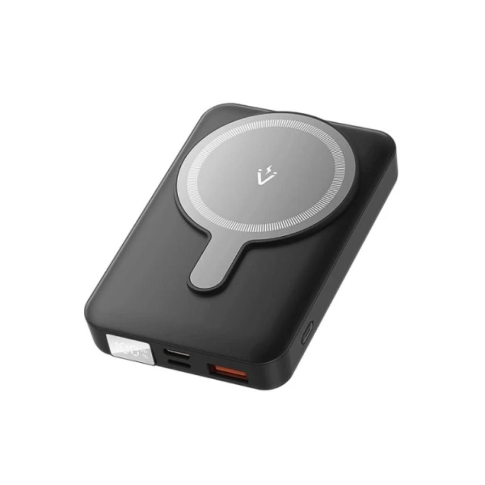 პოტრატული დამტენი Vention FHTB0 10.000mAh Magnetic Wireless Power Bank 22.5W With LED Display Black