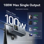 პოტრატული დამტენი Vention FKCH0 20.000mAh Power Bank 100W Gray