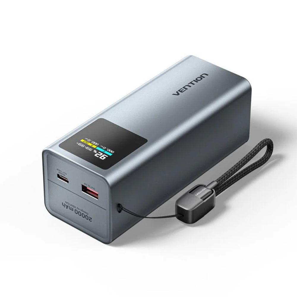 პოტრატული დამტენი Vention FKCH0 20.000mAh Power Bank 100W Gray