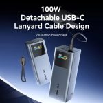 პოტრატული დამტენი Vention FKCH0 20.000mAh Power Bank 100W Gray