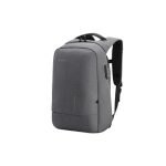 ზურგჩანთა Kingsons Anti Theft Commuter Backpack With USB Charger 15.6" Grey - KS3149W-D