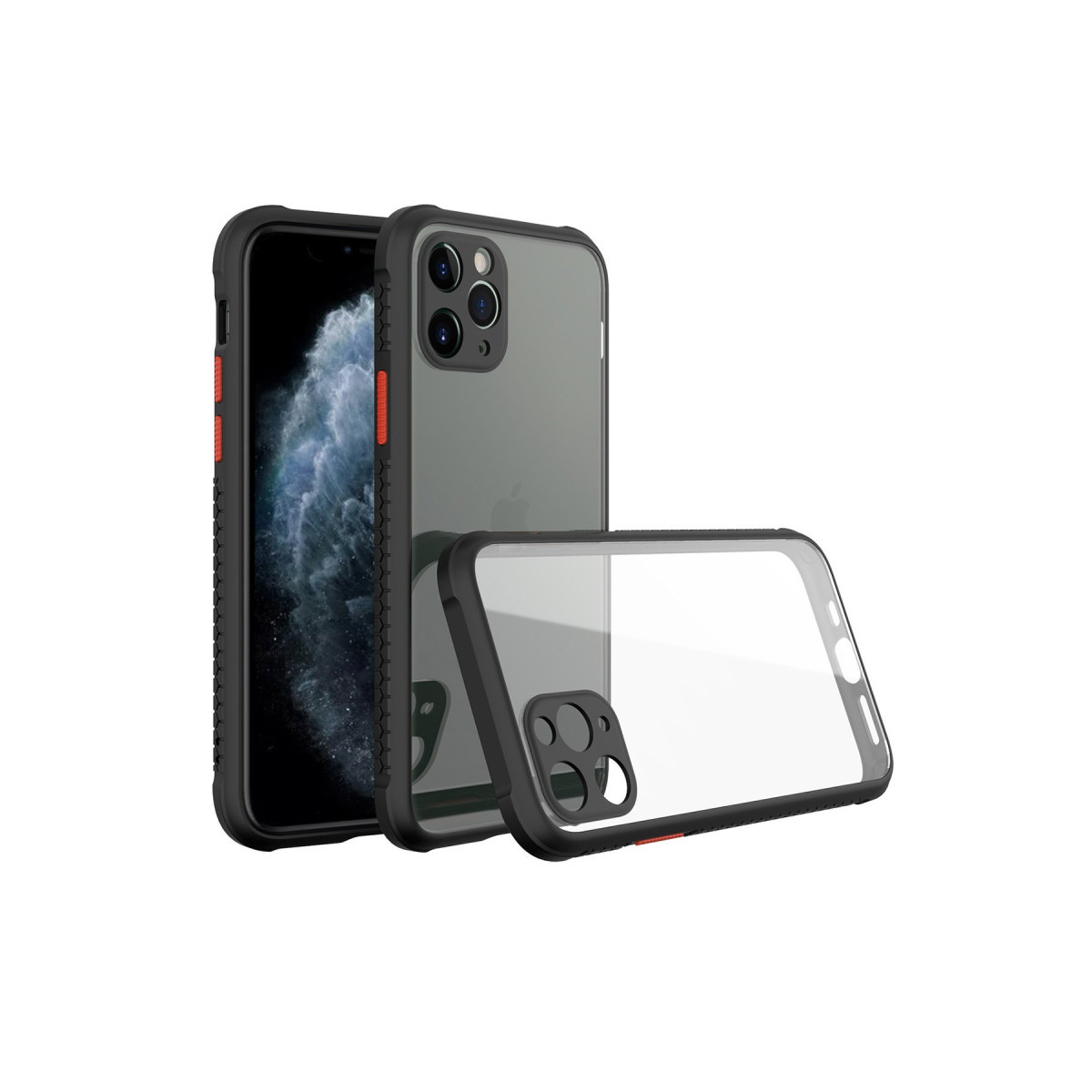 გამჭვირვალე ქეისი iPhone 12 Pro Transparent Silicone Case გამჭვირვალე ქეისი iPhone 13 Pro Transparent Silicone Case - Image 1