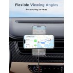 მანქანის უსადენო დამტენი UGREEN W758 (55967) MagFlow, 25W, Magnetic Wireless Car Charger, Grey