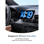 მანქანის უსადენო დამტენი UGREEN W758 (55967) MagFlow, 25W, Magnetic Wireless Car Charger, Grey