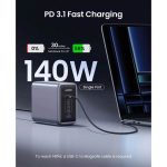 მობილურის დამტენი UGREEN CD333 (90903B) Nexode, 300W, Type-C, USB, 5-Port PD GaN Fast Charger, Grey