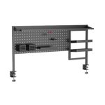 ორგანაიზერის თარო Vertex VX-PB-01B Clamp-On Multi-Purpose Pegboard Organizer Shelf (for 1200mm Desktops) Black