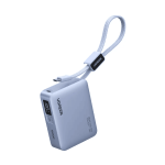 პორტატული დამტენი UGREEN PB584 (75173B), 10000mAh, 33W, Type-C, USB, Fast Charging Power Bank With Type-C Cable, Blue
