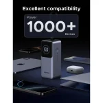 პორტატული დამტენი UGREEN PB723 (55365B) Nexode, 20000mAh, Type-C, USB, Power Bank With Built-in Cable, Grey - Image 5