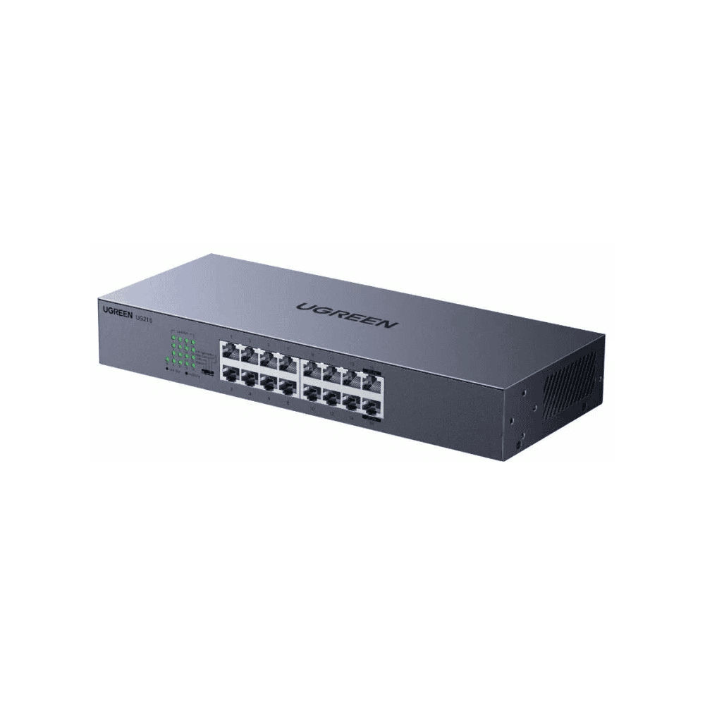 სვიჩი UGREEN CM939 (75289EU), 16-Port Gigabit, Switch, Grey