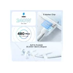 USB კაბელი UGREEN L534 (75731), 240W, Type-C To Type-C PD Fast Charging Cable, 1m, Blue
