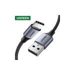 USB კაბელი UGREEN US288 (60128), USB 2.0 A to Type-C, 2m, Black