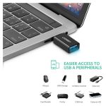 ადაპტერი UGREEN US173 (20808), Type-C 3.1 Male To USB 3.0 female Adapter, Black