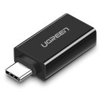 ადაპტერი UGREEN US173 (20808), Type-C 3.1 Male To USB 3.0 female Adapter, Black