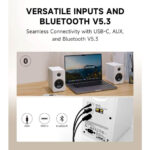 დინამიკი Edifier M60, 66W, Type-c, AUX, Bluetooth, Compact Desktop Speakers, White