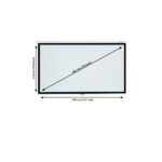 პროექტორის ელექტრო ეკრანი ALLSCREEN ELECTRIC PROJECTION SCREEN 400X270CM HD FABRIC CMP-400270 WITH REMOTE CONTROL 190 inch / 482 SM